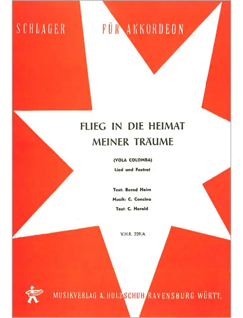 Flieg in die Heimat meiner Träume